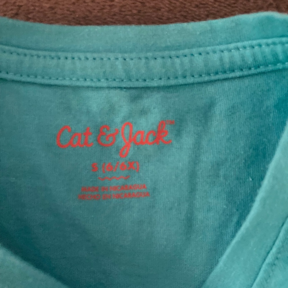 Cat and Jack “It’s my birthday” long sleeve T-shirt, size S 6/6x - Picture 3 of 4